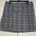 Nike Golf Skort in Gray Plaid Pleats in Hem Pickleball Tennis Skirt Size 14 XL Photo 0