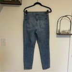 7 For All Mankind V Waist Asymmetrical Slim Jeans Size 30 Photo 1