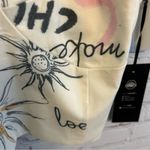 Liliana Meza New Athenna unique printed chic cropped top size Medium Shaut Photo 5