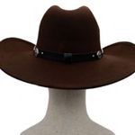 Faux suede cowgirl hat Brown Photo 5