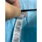 Chico's  Linen Blend Open Cardigan Sweater Sz 1 M Beaded Ombre Blue‎ Embroidered Photo 3