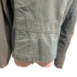 Mossimo Women's Corduroy SZ L Blazer Jacket Cotton 3 Button Teal Collar Preppy Green Size L Photo 4