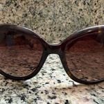 Cole Haan Brown Sunglasses with Gold Logo Petite Face Cat Eye Photo 2
