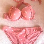 Aerie Pink Dot Bikini Set Photo 0