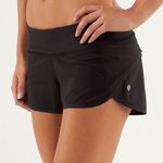 Lululemon Black Speed Up Shorts 2.5” Photo 0