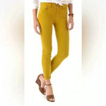 Habitual NWT  Almas Zip Skinny Jean Tapestry Yellow Mustard Slim Jeans Sz 26 Photo 5