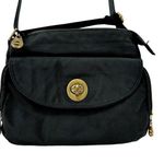 Baggallini Provence Crossbody Bag Water Resistant Zip Adjustable Black One Size Photo 0