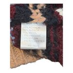 Anthropologie‎ Elsamanda Striped Chunky Sweater Italy Wool Alpaca Women Large Brown Photo 7