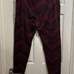 Faded Glory  elastic leggings black and red print size XXXL Photo 4