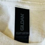 Gildan Just a Girl Who Loves Fall Women’s Large Cream T-Shirt Short Sleeve Crew Neck Photo 4