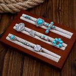 NEW 10pcs Boho Western Stacking Rings – Vintage Cross, Heart, & Floral Set Photo 3