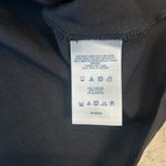 Lands' End  Black Front Pleat 3/4 Sleeve Knit Top S1 Photo 3