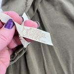 Matilda Jane Women's Big Ruffle Wide Leg Pants Tan Large Pull-On Stretch Comfort Photo 4