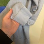 Sundry  Baby Blue French Terry Rainbow Heart Crew Neck Sweatshirt NEW WITHOUT TAG Photo 5