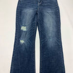 Liverpool Jeans Company Liverpool The Crop Flare Denim Blue Jean Size 6/28 Photo 0