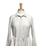 J Crew Eyelet Lace Mini Shirtdress Shirt Photo 4