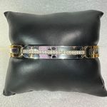 14KT White & Yellow Gold Men’s Diamond Bracelet 8.5” Long Multiple Photo 0