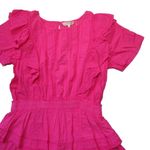 Love Shack Fancy NWT Natasha Mini in Watermelon Ice Pink Ruffle Cotton Dress L Photo 3