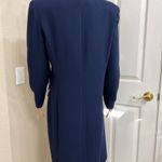 Danny & Nicole  long blazer size 6 navy blue color Photo 2
