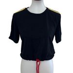 ZARA Trafaluc Cropped T-Shirt Have Confidence and Courage Black Size Medium Photo 0