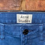 Acne Studios  Dark Wash Blue Denim Skin 5 Emerald Skinny Jeans Women's Size 28 Photo 4