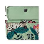 Vera Bradley new ✿ Iconic RFID All In One Little Crossbody Bag ✿ Mint Flowers ✿ Photo 7