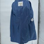 Esprit  Blue Trench Coat Womens US 10 Belted Double Breasted Cotton Photo 9