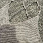 Kendall + Kylie  Knit Grey Ribbed Tank Photo 2
