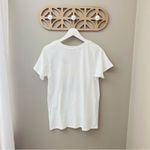Daydreamer  by Free People Distressed Yosemite Tee Shirt White Sz Small Photo 6
