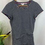 Boden Black & White Striped Short Sleeve Cotton Tee T Shirt XS Photo 0