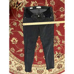 Madewell Womens Black Side-Panel Maternity Skinny Jeans Size 27 Photo 1