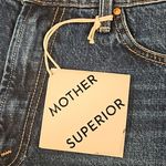 💕MOTHER💕 Dodger Short Short Fray Shorts Did You Bring Me Anything 28 NWT Blue Photo 13