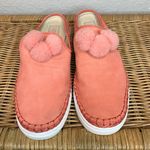 UGG  Pom Pom Slide on Mules Coral Red Color Size 9.5 Photo 1