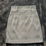None Grey and white plaid Pencil Skirt Photo 1