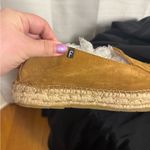 Fabiolas Fringed Suede Loafers in Tan Orange Size 10.5 Photo 1