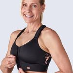 SHEFIT Flex Sports Bra Medium Impact Black Rose Gold in 2Luxe Photo 0