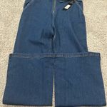 Bebe Women’s Denim The Feminine Utility Jumpsuit Photo 14