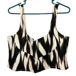 Banana Republic  printed linen blend crop top Size 14 NEW #741 Photo 0