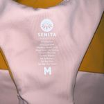 Senita Athletics SENITA Athletic Color block Racer Back Sports Bra Size Medium Photo 2