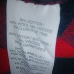 J.Crew M Red Navy Buffalo Plaid Zip Shirt Photo 9