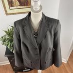 John Meyer Gray Suit 14W Pocket 3 Open Button Long Sleeve Lapel Collar Lined Photo 7