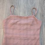 She & Sky Pink Plaid Mini Dress Photo 1