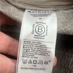 Athleta  Retreat Linen Ankle Pant size M pyrite brown Photo 5