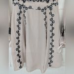 For Love & Lemons new Niccola Blush Embroidered Cutout Long Sleeve Mini Dress Photo 5