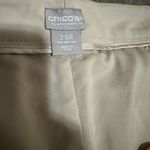 Chico's  2.5R Womens Size 14R Ivory
Slim Ankle Pants Nylon Stretch Photo 7