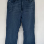 Just Black  Denim Women's Super Flare High Rise Raw Hem Jeans in Indigo Size 29 Photo 0