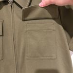 CAbi  6592 Squad Zip Front utility Drawstring Waist romper Olive Green medium Photo 4