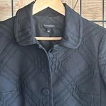 Talbots  Womens Blazer 4 Black Button up Collar Coat Careercore Photo 1