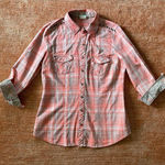 INKED&FADED 100% cotton Bottom Down Women’s shirt M Pink Size M Photo 0