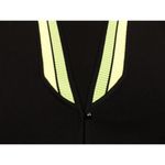 Exclusively Misook Cardigan Womens Plus 3X Black Green Yellow Trim V Photo 6